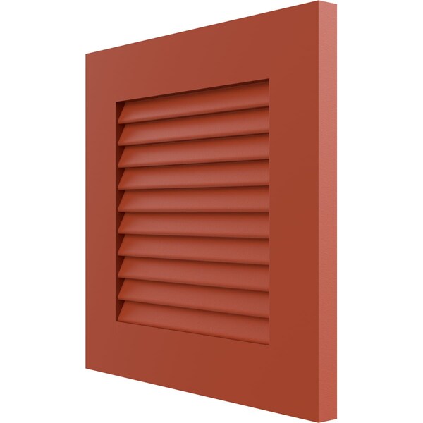 12W X 12H True Fit PVC Louver Shutters Sample, Colorful Leaves